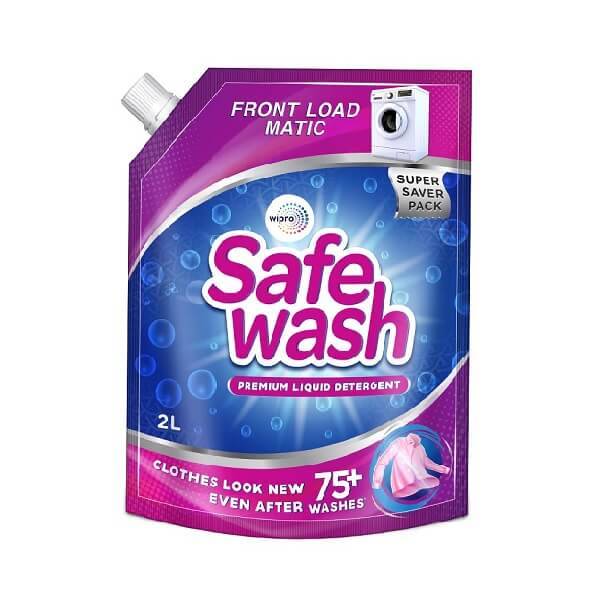Wipro Safewash Front Load Liquid Detergent Pouch